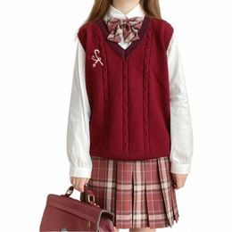4 couleurs femmes Preppy Style automne hiver pull JK pull gilet femme étudiante coréenne lâche manches pull école fille 18aj #