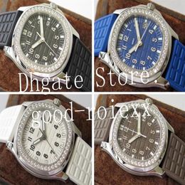 4 kleuren 35 6 mm diamanten horloges Dames Quartz Cal E 23-250 PPF Fabriekshorloge Dames 5067 Tropical Rubber Ronda Ladys Wristwa179u