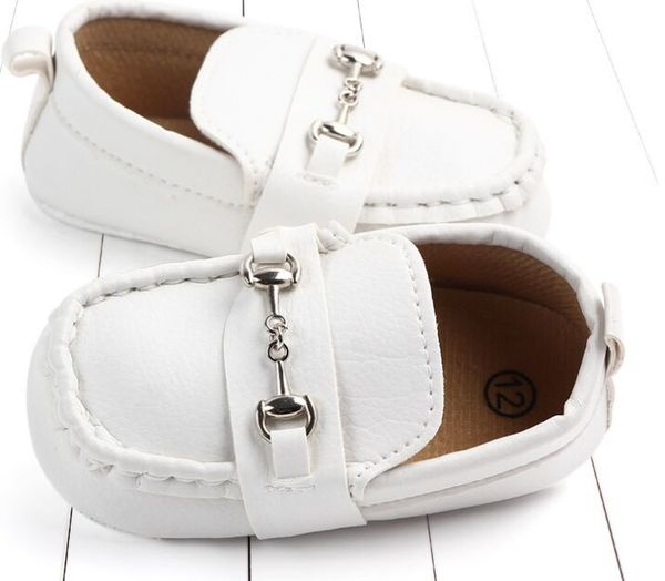 4 couleurs! Cuir Baby Boy Shoes Baken Sneaker Shoe nouveau-née First Walker Soft Soft Souded Toddler chaussures pour 0 -18 M Babys
