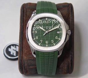 4 kleuren horloges voor heren 40 mm horloge automatisch Cal.324 SC groen grijs blauwe wijzerplaat 5167 Eta rubberen band ZF Factory herenhorloges