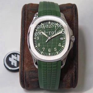 4 kleuren horloges voor mannen 40 mm horloge automatisch Cal 324 SC groen grijs blauwe wijzerplaat 5167 Eta rubberen band ZF Factory heren polswat236m