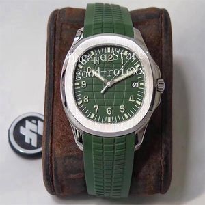 4 kleuren horloges voor mannen 40 mm horloge automatisch Cal 324 SC groen grijs blauwe wijzerplaat 5167 Eta rubberen band ZF Factory heren polswat265h