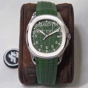 4 kleuren horloges voor mannen 40 mm horloge automatisch Cal 324 SC groen grijs blauwe wijzerplaat 5167 Eta rubberen band ZF Factory heren polswat293B