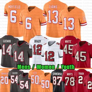 6 Baker Mayfield Tom Brady voetbalshirts Calijah Kancey Mike Evans Devin White Chris Godwin Vita Vea Antoine Winfield Jr Kyle Trask