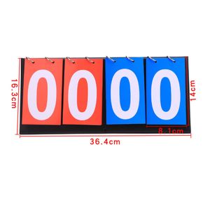 4 cijfer Score Board Basketbal Scheidsrechter Soccer Sports Scorebord voor Voetbal Badminton Volleybal Tafel Tennis Accessoires