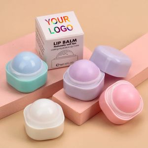 4 saveurs baume à lèvres étiquette privée en gros de logo personnalisé baume à lèvres OEM