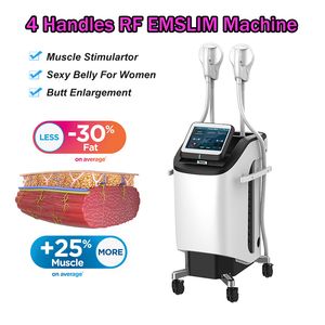 Machine Emslim RF EMT à 4 poignées, stimulateur de renforcement musculaire EMS, dispositif amincissant pour le contour du corps, dispositif de combustion des graisses Tesla