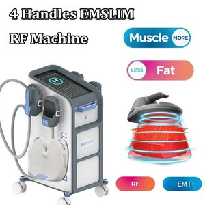 4 manijas Rf Muscle Sculpt Machine Tesla Hi-Emt Radiofrecuencia No invasiva Body Sculpting Slim Beauty Machine