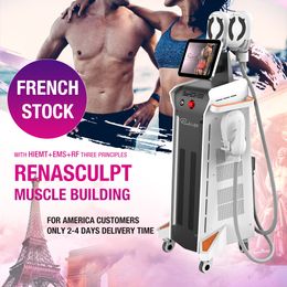 4 handgrepen Afslanken EMS RF Muscle Sculpt Vet verminderen EMSlim RF Body Sculpting Machine VS op voorraad