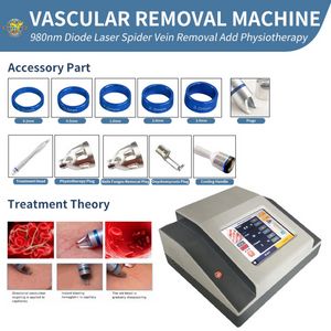 4 en 1 980Nm Diode Laser élimination des vaisseaux sanguins élimination des champignons des ongles Machines de physiothérapie corporelle 256