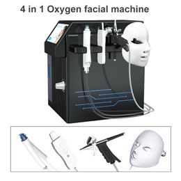 4 in 1 Auqa Hydro Dermabrasie Oxygen Jet Spray Machine Water Peel Huidverjonging Oxygen-Facial Behandeling