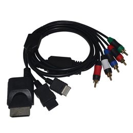 4 in 1 component kabel audio video av 5RCA kabel voor WII voor PS2/PS3/Xbox360/Wii 1.8m