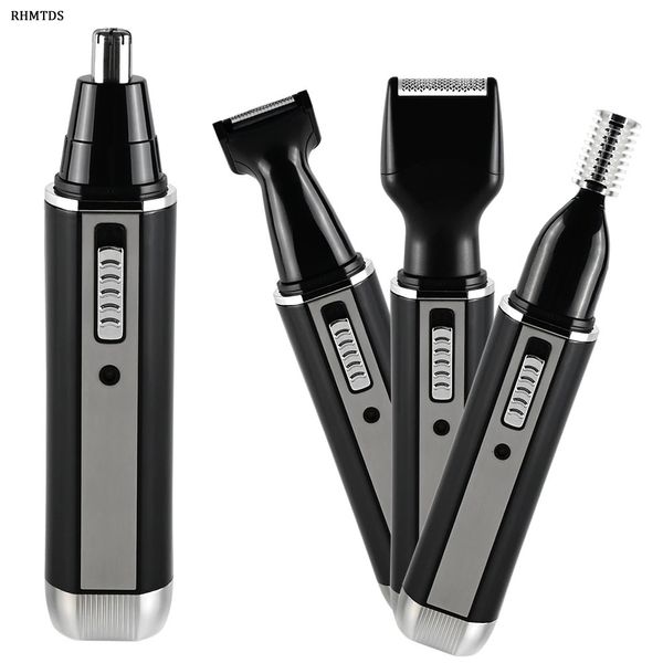 4 en 1 Electric Ear Nasing Coiffre Coiffure Clipper Courte de barbe Charges Charges Professional Men de nez Femmes Nez Coiffre Soiffure 240401