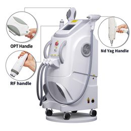 4 IN 1 IPL opt dpl Ontharing ND Yag Laser Tattoo Verwijdering RF Multifunctionele Schoonheidssalon Apparatuur Depilacion Tatoo machine Acne Remover