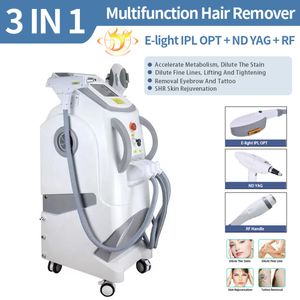 4 in 1 laser ontharingsmachine Opt Ipl Nd Yag Tattoo Pigment sproetverwijdering Rf multifunctionele schoonheidshuid hefapparatuur488