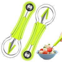 4 IN-1 Melon Cutter Scoop Fruit Vegetal Tools Scarving Knift Fruit Cutter Dig Pulp séparateur Gadgets Cuisine Accessoire