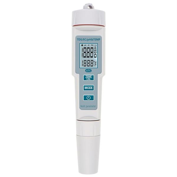 4 en 1 PH TDS EC Température Mètre PH-686 PH Mètre Numérique Moniteur de Qualité de L'eau Testeur pour Piscines Potable Water276H