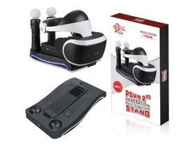 4 in 1 PSVR 2-generatie Multifunctionele stand oplaadstation Display Stand Docking Station en Processor Unit voor PS Move Showcase Storage