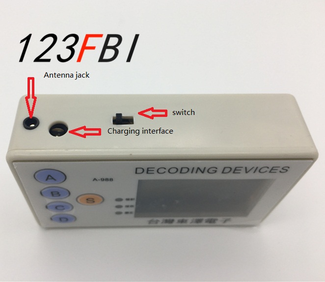 Remote Controller Decoder with Clone 4 in1 Custom 433MHZ 5000m Distance Scan Launch Unlock Locked Find Car Code reader and scanner