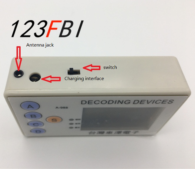 Decodificatore telecomando con clone 4 in1 Personalizzato 433MHZ Distanza 5000m Scansione Lancio Sblocco Bloccato Trova lettore di codici auto e scanner