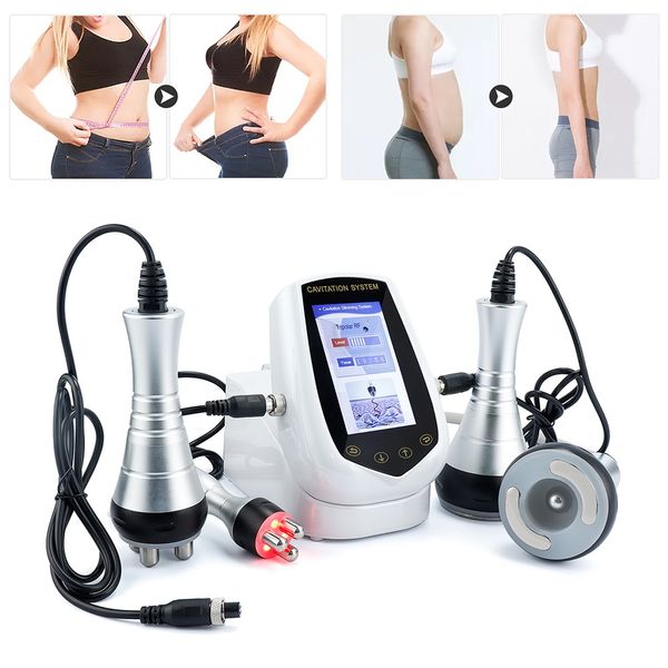 Machine amincissante à Cavitation ultrasonique RF 4 en 1, 40K, bipolaire sous vide, élimine la Cellulite, brûleur de graisse, masseur, équipement de mise en forme du corps