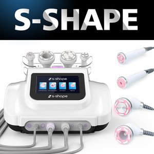 4 In 1 Slankmachine 30 kHz ultrasone cavitatie RF EMS elektroporatie vacuüm zuiglichaam Face Care Machine