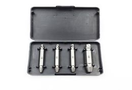 4 in 1 versnellingsbeschadigde schroefextractorbout Extractor Set Broken Stud -sleutel voor houten schroeven 200Setslot7121767