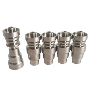 4 in 1 Titanium Nail voor Enail Universal Domeless 14mm 18mm Mannelijke Vrouwelijke Joint Deppen Nagels Voor dabs Rig