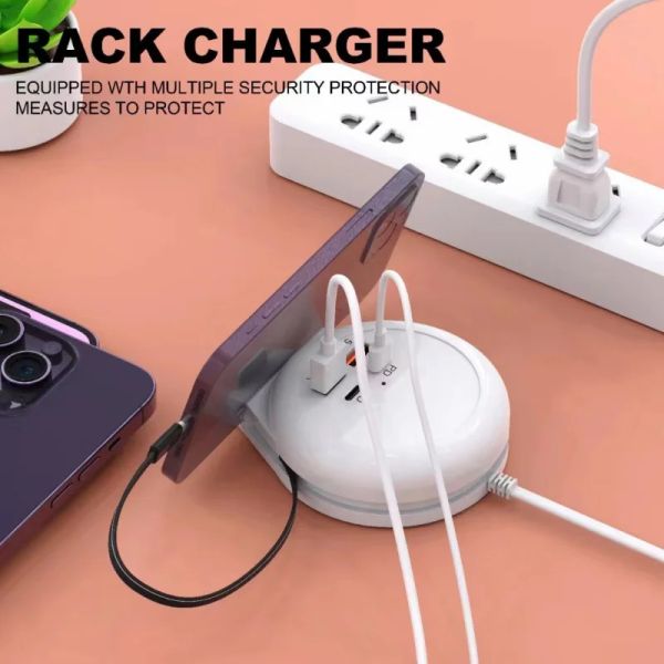 4 in 1 USB Hub Splitter 4 USB Hub 4-Port Hub Pd Fast Charg High-Speed pour iPhone Huawei Xiaomi Charging Agking Station