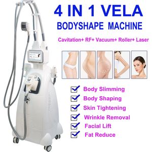 4 IN 1 Vela Roller Cavitatie Machine RF Huidverjonging Vet Los Vetverbranding Vacuüm Licht Laser Schoonheidssalon Gebruik Apparatuur