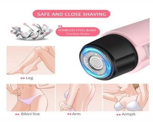 4 po Womens Mini Electric Facial Hair Remover Shaver Care Face Corps Épilation de poils indolores épilateurs portables Trimmaire TOUR TOTH5950952