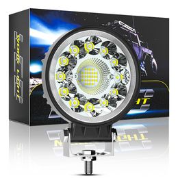 Luz LED de trabajo para coche de 4 pulgadas, 99W, 33LED, luces de trabajo para todoterreno, 4WD, 4x4, camión, SUV, Camping, faro modificado