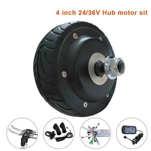 4 inch E-fietsnaafmotor Modificatieset voor scootermotor Borstelloze tandeloze elektrische fietsmotor Wielmotor