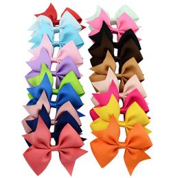 4 pouces cheveux arc bébé fille enfants arcs boutique gros-grain ruban clip arc à cheveux Pinwheel épingles à cheveux accessoires de cheveux décoration A013787715