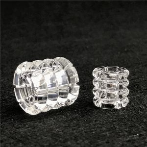 Inserto de nudo de diamante de cuarzo con 4 vueltas reactor de núcleo 15 mm 20 mm 25 mm para L XL XXL XXL Inserto de banger de cuarzo sin dominio