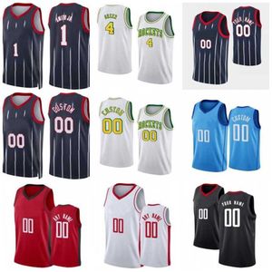 4 Jalen Green Custom Basketball Jerseys Houstons Jabari Smith Jr Rocket Jersey 17 Tari Eason James 13 Harden TyTy 3 Kevin Porter Eric Gordon Alperen Sengun 22 23 Jersey