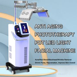 4 panneaux laser PDT LED Light Photon Machine de soins de la peau Traitement de l'acné Vaisseaux sanguins rouges Élimination des rides Dispositif anti-âge Photodynamique Améliorer la peau dans son ensemble