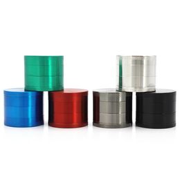 4 Layer Zinklegering Metalen Tabak Grinder Kruid Roken Slijpmachines 6 Kleuren 40mm 50mm 55mm 63mm Hand Muller Crusher