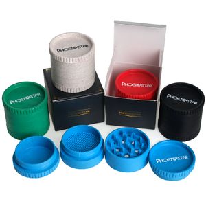 Biologisch afbreekbare plastic kruidmolen van 4-laags Plastic kruidmolen 2 inch Draagbare kruidenbreker Droge kruiden Tabakmolen Groothandel Rookaccessoires