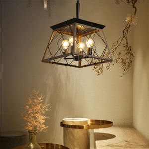 4-lichts vintage antieke kroonluchters lichtarmatuur voor keuken eetkamer woonkamer (geen lampen)