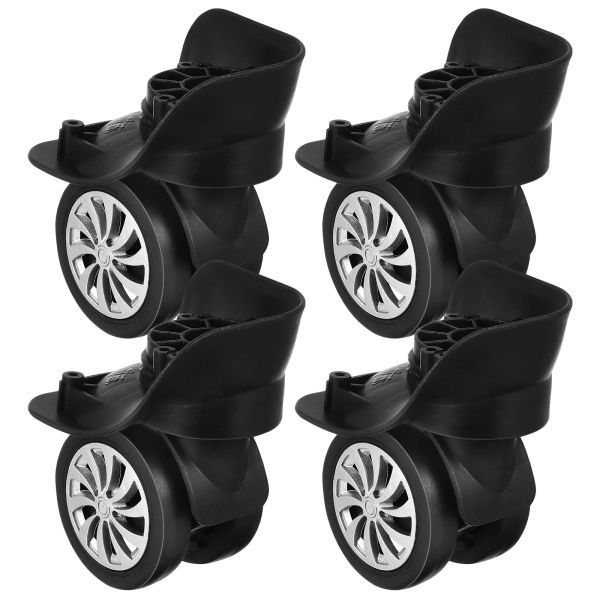 4 bagages roues pivotantes roues de valise de remplacement Réparation Remplacez les bagages de voyage roues meubles roulants pour chaise de canapé