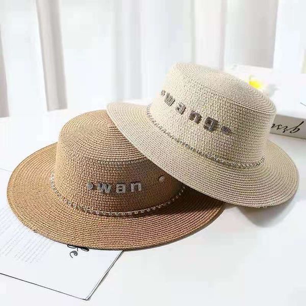 4 miui couleurs mens d'été pour femmes en cristal strassons lettre imprime chapeau seau de haute qualité chapeaux de pêcheur tricac