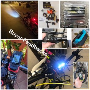 4 modus USB Bike Light Lamp Bicycle Computer 3 Mode Hoorn Flashlight Cycle Bike Speedometer LED VOORLAGSCHAP VRATEN CYCLING Hoofdlamp