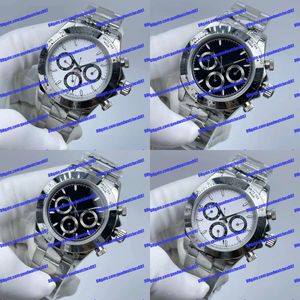4 model hoogwaardig luxe heren designer horloge 40 mm 126520 116520 116500 witte wijzerplaat mechanisch automatisch uurwerk heren sporthorloge zwart horloge saffierglas