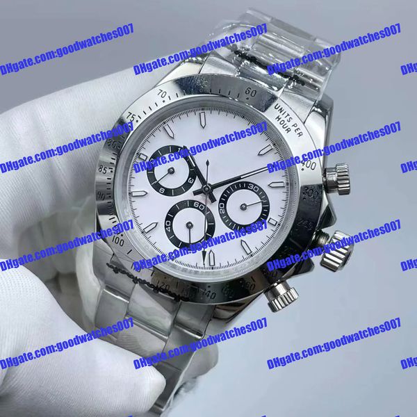 4 modèles avec boîte d'origine Meilleures éditions Montres-bracelets 40 mm Cosmograph 116520 116506 126520 ETA 2813 Mouvement Bandes de caoutchouc sans chronographe Montres pour hommes