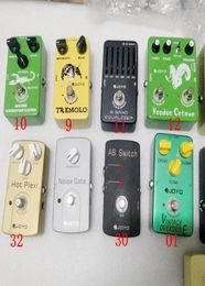 4 modèles de pédale d'effet de guitare classique, choisissez des pédales multi-effets, distorsion, Overdrive, retard, Echo Reverb, Chorus, Flanger Wah, Volum8650776