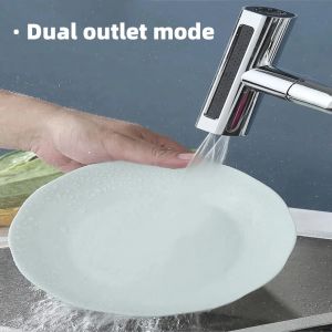 4 modes de cuisine robinet pulvérisateur tête noire diffuseur d'eau de sauvegarde de buse de buse de bassin robinet extension aérateur accessoires