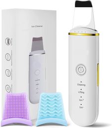 4 Modi van Skin Cleaning Clewerhead Remover Facial Cleanser Acne Extractor bevat 2 siliconenkappen