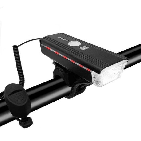 4 modes XPG vélo cloche phare capteur intelligent LED étanche lampe VTT USB torche rechargeable lumières de vélo avec klaxon Cycle Light 0202