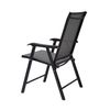 Bancs de patio pliantes à 4 pack portables pour le camping en plein air Chaise de salle à manger à la plage avec accoudoir Textilene Textilene Chaises Set de 4 US Stock A45